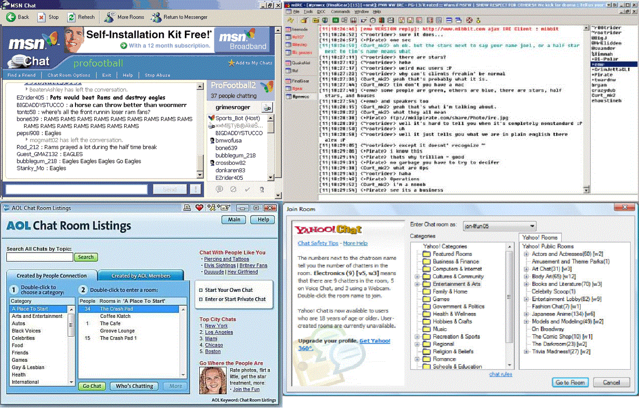 aol chat rooms for mac
